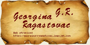 Georgina Ragastovac vizit kartica